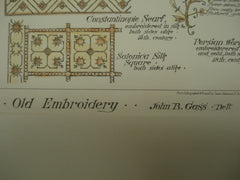 Old Embroidery by John B. Gass, 1880, John B. Gass [Artist]