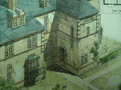 New Master's House for 25 Boys at the Derby School, England, UK, 1882, Ed. John May