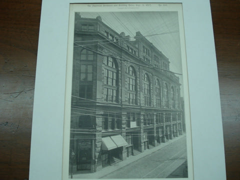 The Lincoln Building, Lincoln Street, Boston, MA, 1887, Cummings & Sears