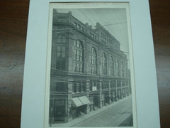 The Lincoln Building, Lincoln Street, Boston, MA, 1887, Cummings & Sears