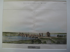 Memorial Bridge Across the Potomac , Washington, DC, 1900, George Keller