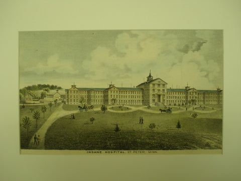 Insane Hospital , St. Peter, MN, 1900, unknown