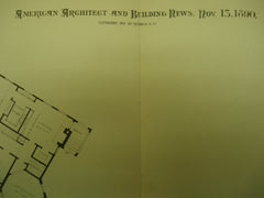 Residence of W. N. Oothout, Esq. , Fresno, CA, 1890, A. Page Brown