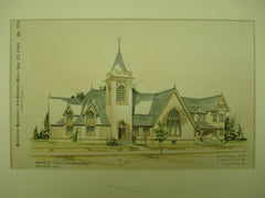 Millville Presbyterian Church , Millville, NJ, 1890, Isaac Pursell