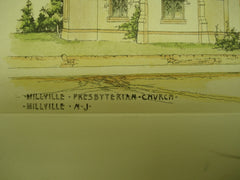 Millville Presbyterian Church , Millville, NJ, 1890, Isaac Pursell