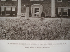 Water Front: House of J.N. Doubleday, Esq., Mill Neck, Long Island, NY, 1906, Kirby, Pettit & Green