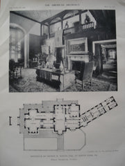 Residence of George W. Elkins, Esq., Elkins Park, PA, 1911, Horace Trumbauer
