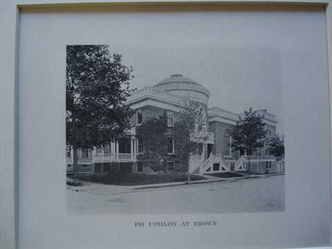 Psi Upsilon at Brown University , Providence, RI, 1902, Unknown