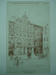 New Facade and Approaches of the Royal Music Hall , Holburn, England, UK, 1897, Ernest Runtz