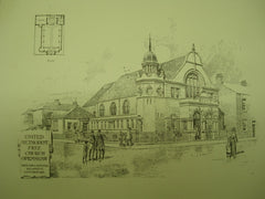 United Methodist Free Churches, Gorton & Openshaw, Manchester, England, UK, 1904, Potts, Son & Hennings