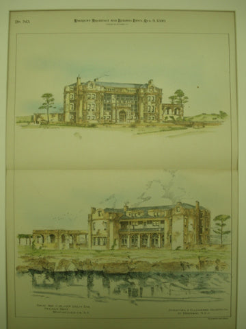 House for C. Oliver Iseline, Esq., Premium Point, Westchester County, NY, 1890, Stratton & Ellingwood