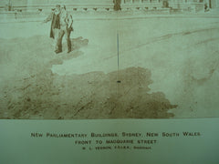 New Parliamentary Buildings , Sydney, New South Wales, AUS, 1897, W. L. Vernon