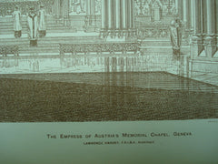 Empress of Austria's Memorial Chapel , Geneva, Switzerland, EUR, 1900, Lawrence Harvey