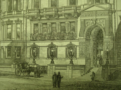 New Club , Glasgow, Scotland, UK, 1883, Messrs. Campbell, Douglas & Sellars
