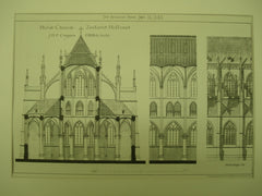 Hulst Church , Zeeland, Holland, EUR, 1883, J. H. P. Cuypers