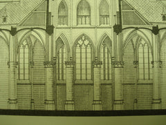 Hulst Church , Zeeland, Holland, EUR, 1883, J. H. P. Cuypers