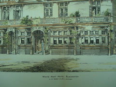 White Hart Hotel , Blackwater, England, UK, 1894, G. W. Webb