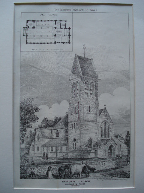 Radcliffe Church , Nottinghamshire, England, UK, 1880, Goddard & Paget