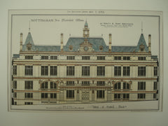 New Municipal Offices , Nottingham, England, UK, 1883, Verity & Hunt
