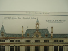 New Municipal Offices , Nottingham, England, UK, 1883, Verity & Hunt