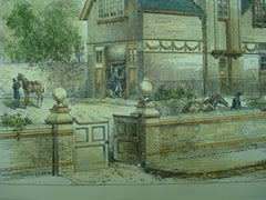 Stables to Malwood House for R. H. Say, Esq. , Balham Hill, England, UK, 1881, Arthur Cawston