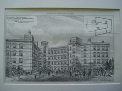 Malden Factories for F.W. Rowney, Esq. , Malden Crescent, Kentish Town, England, UK, 1880, Ebbetts and Cobb