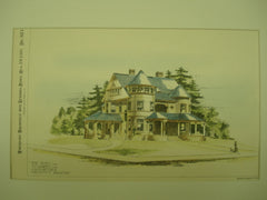 Pines House of T. C. Wordin , Bridgeport, CT, 1893, J. W. Northrop