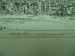 Residence for W. H. Hutchinson , Ditton Hill, England, UK, 1890, J. Nixon Horsfield