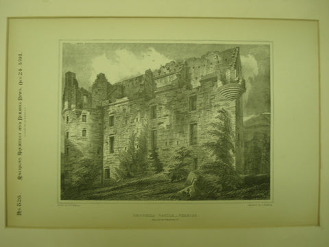 Drochill Castle , Peebles, Scotland, UK, 1891, Unknown