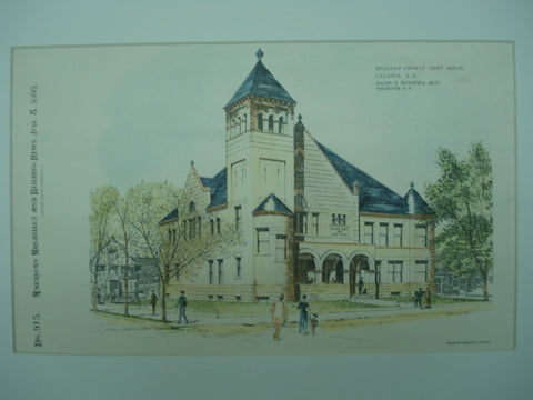 Belknap County Court House , Laconia, NH, 1893, William M. Butterfield