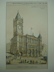 Chamber of Commerce , Tacoma, WA, 1890, Hatherton & McIntosh