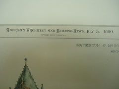 Chamber of Commerce , Tacoma, WA, 1890, Hatherton & McIntosh