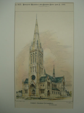 Christ Church Cathedral , Victoria, British Columbia, CAN, 1893, Evans & Keith