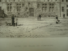 Hotel de Ville , Compiegne, France, EUR, 1890, Unknown