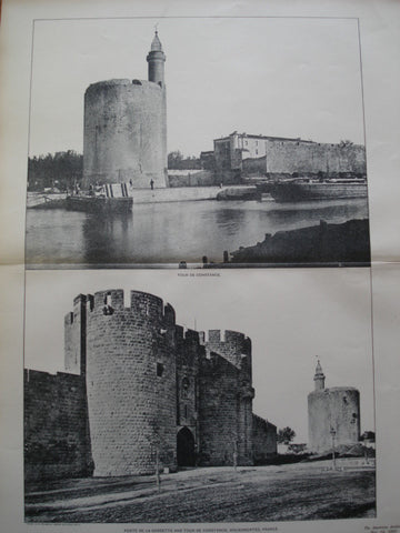 Porte de la Gardette and Tour de Constance , Aiguesmortes, France, EUR, 1903, Unknown