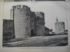 Porte de la Gardette and Tour de Constance , Aiguesmortes, France, EUR, 1903, Unknown