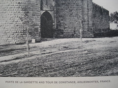 Porte de la Gardette and Tour de Constance , Aiguesmortes, France, EUR, 1903, Unknown