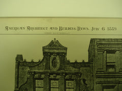 House on Fifth Avenue , New York, NY, 1889, W. H. Beers