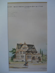 Louis Bernero's Residence , St. Louis, MO, 1892, Barnett & Haynes