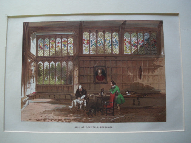 Hall at Ockwells , Berkshire, England, UK, 1845, Unknown