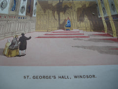 St. George's Hall in Windsor Castle , Windsor, England, UK, 1845, Unknown