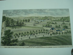 Minnesota Scenery, Dead River Valley (Looking South) from "Prospect Hill", the Suburban Residence of W.L. Bowser, Richfield Tp., Hennepin Co., MN, 1874, unknown