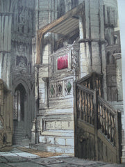 Southern Aisle of the Choir: Westminster Abbey , London, England, UK, 1845, Unknown