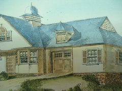 Stable for Reinhold Klitzke, Esq., Brookline, MA, 1890, Rodman & Norris