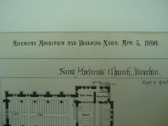 Saint Andrew's Church , Brechin, Scotland, UK, 1890, Ross & Macbeth