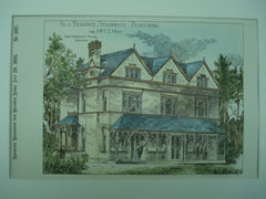 Villa Residence for Mr. T. G. Head, Stourwood, Boscombe, England, UK, 1895, Dancaster & Taylor