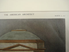 Design for the Confederate Memorial Competition , Richmond, VA, 1911, Walker & Hazzard and Wendell P. Blagden