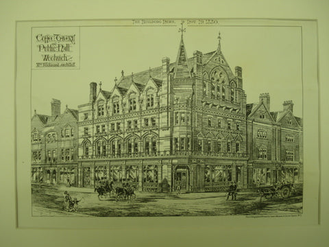 Coffee Tavern and Public Hall , Woolwich, London, UK, 1880, Wm. Rickwood