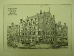 Coffee Tavern and Public Hall , Woolwich, London, UK, 1880, Wm. Rickwood