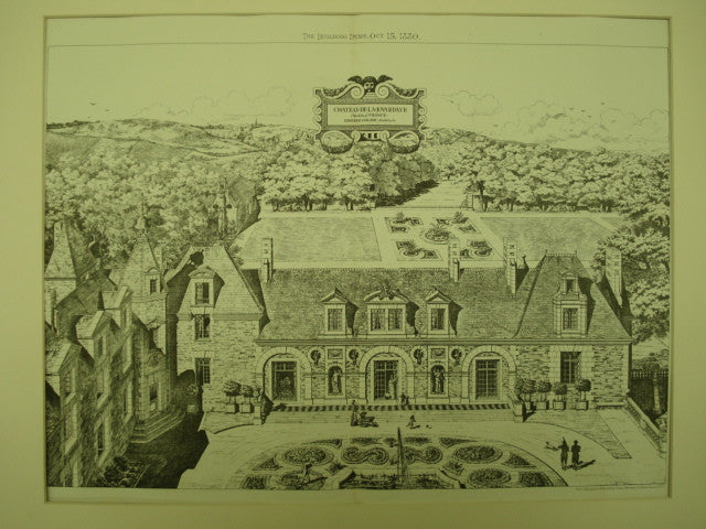 Chateau de la Jovardaye , Morbihan, France, EUR, 1880, Edovard Goldie